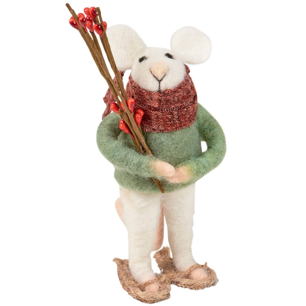 Snowshoe Mouse Critter Primitives by Kathy
